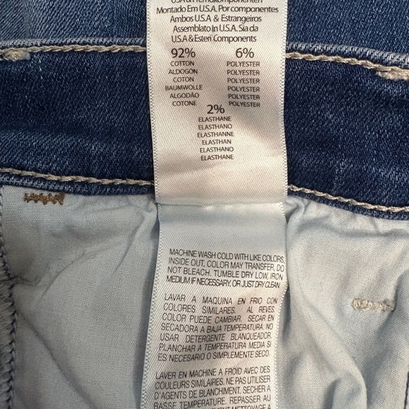 MOTHER The Hustler Ankle Fray Denim Jeans in Sweeter the Juice Blue Wash Size 27 - Picture 13 of 13